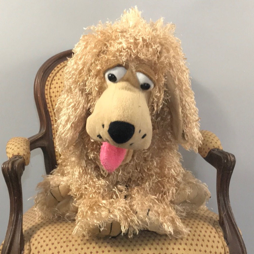Shaggy soft cute plush dog 17 inches Peek-A-Boo Toys